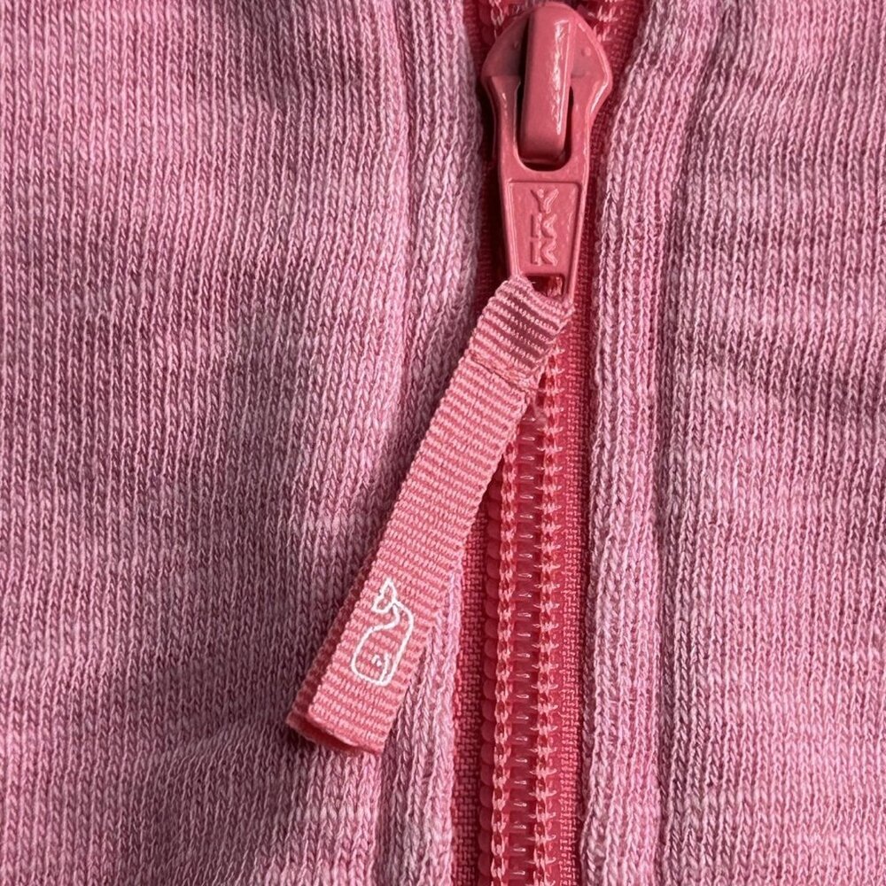 Vineyard Vines Sweatshirt Womens M Pink 1/4 Zip Kangaroo Pocket Logo Pullover - Picture 6 of 15